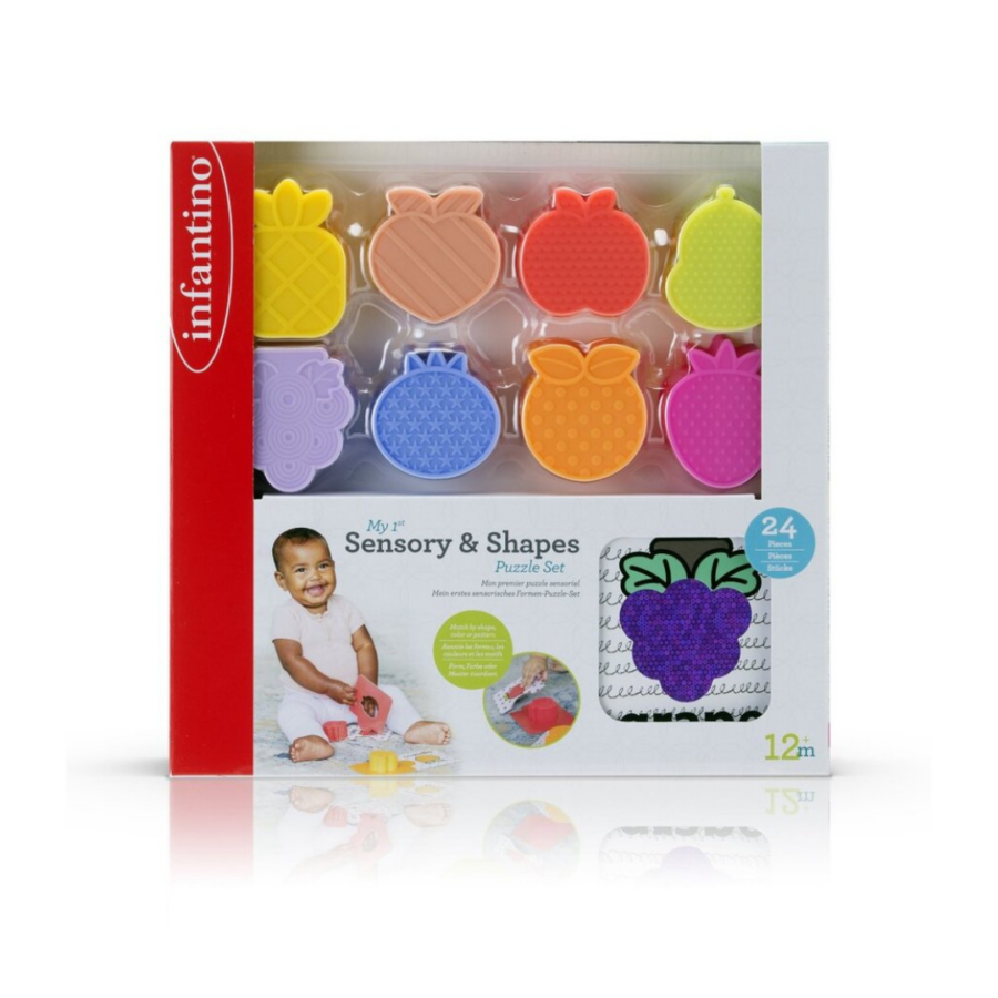 Đồ chơi kích thích giác quan màu sắc và hình khối - My 1st Sensory & Shapes Puzzle Set