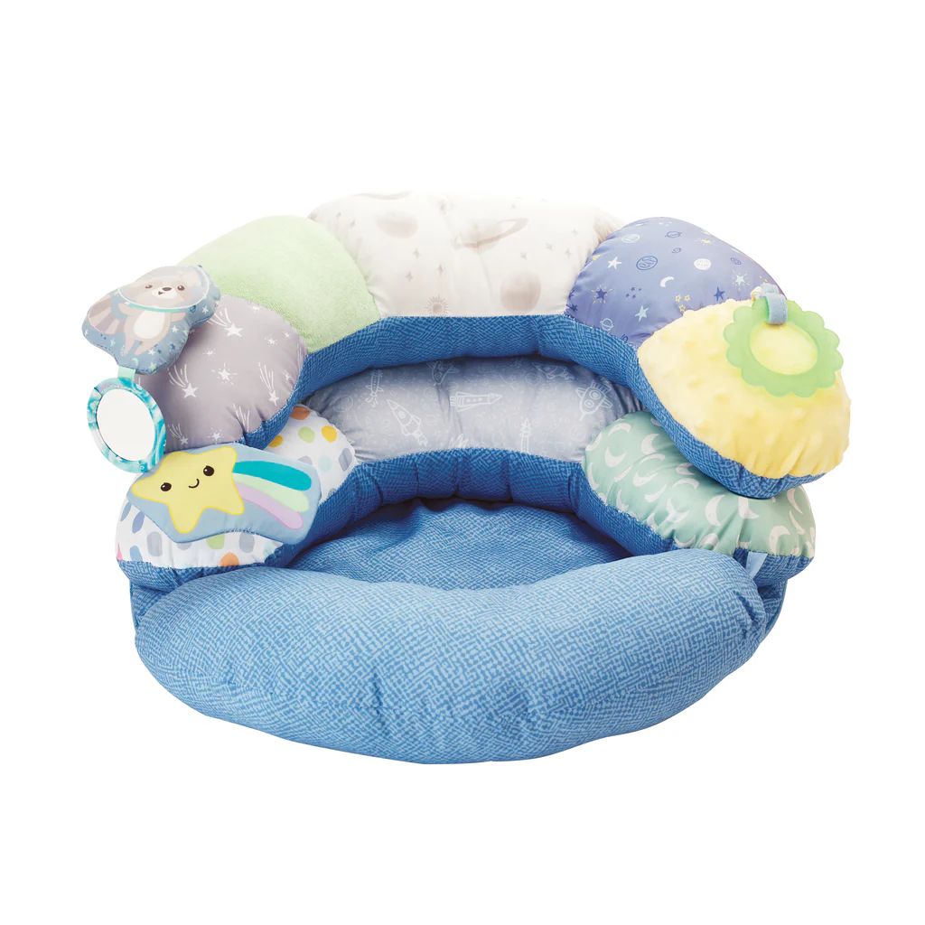 Gối Hỗ Trợ Tập Lẫy, Tập Ngồi Cho Bé - 2-in-1 Tummy Time & Seated Support