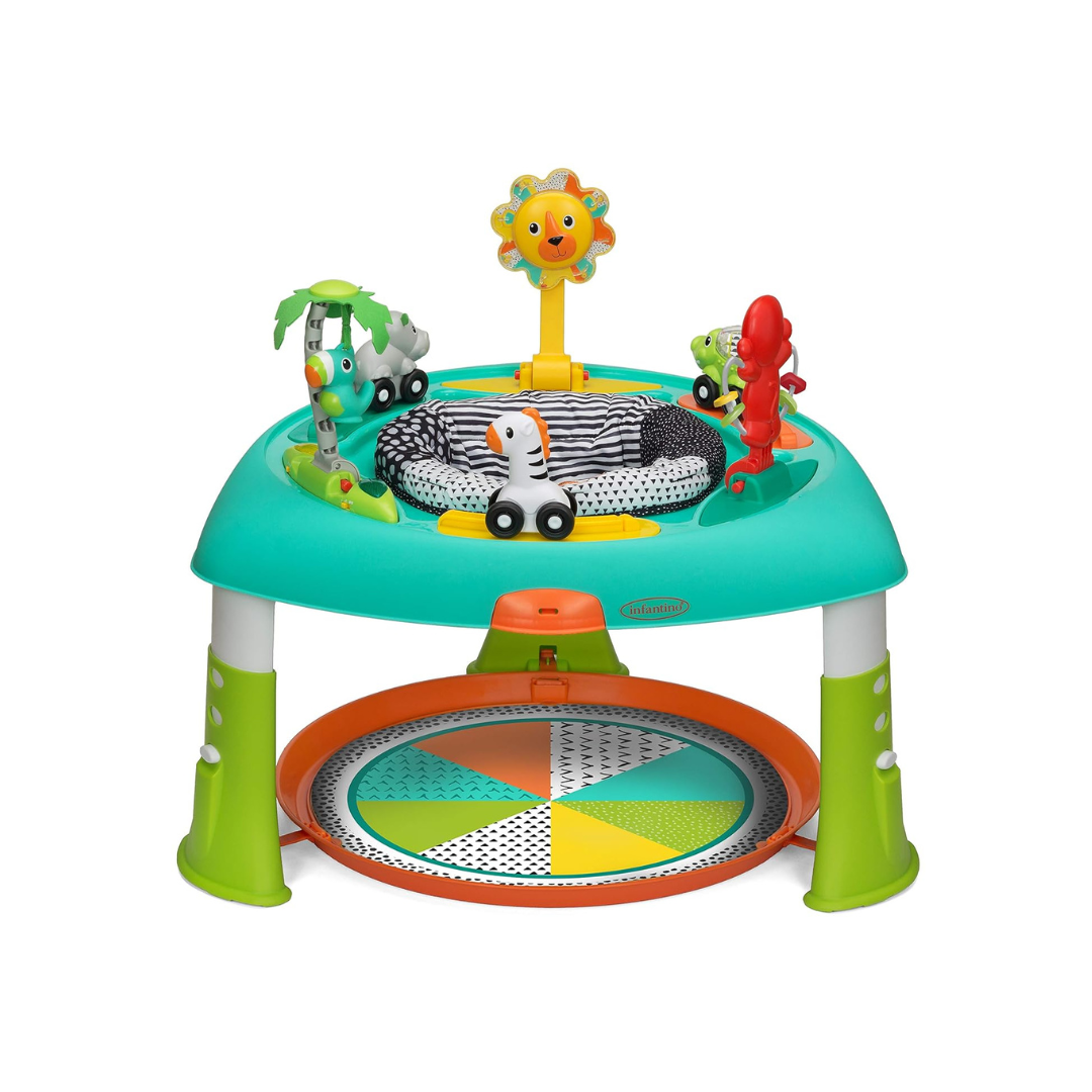 Ghế nhún kiêm bàn chơi hỗ trợ tập đứng - 2-in-1 Sit, Spin & Stand Entertainer & Activity Table